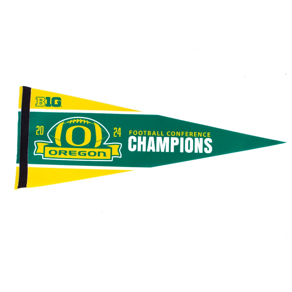 Big Ten Champs, Sewing Concepts, Green, Pennants, Home & Auto, 12"x30", Football, Felt, Classic Oregon O, Oregon, 913856